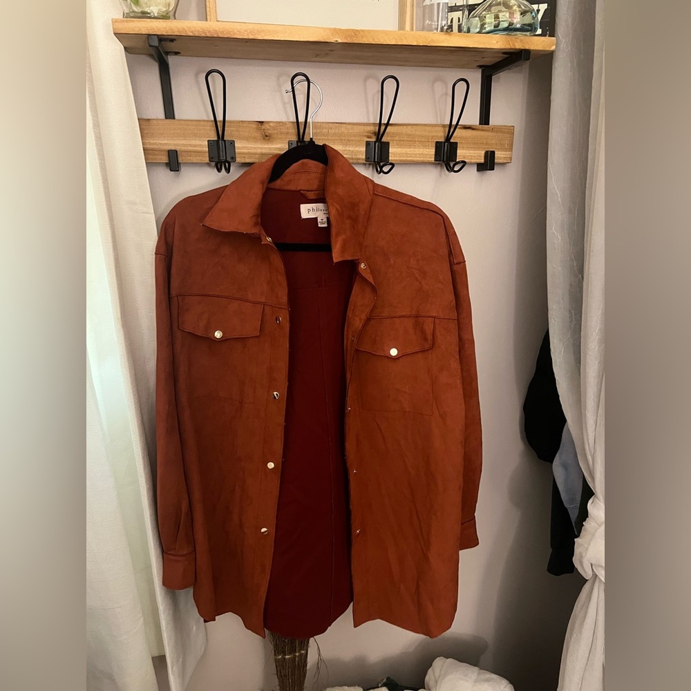 Women’s Burnt Orange Shacket